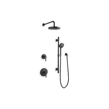 Kohler Awaken Shower Kit 2.5 GPM 26914-Y-BL